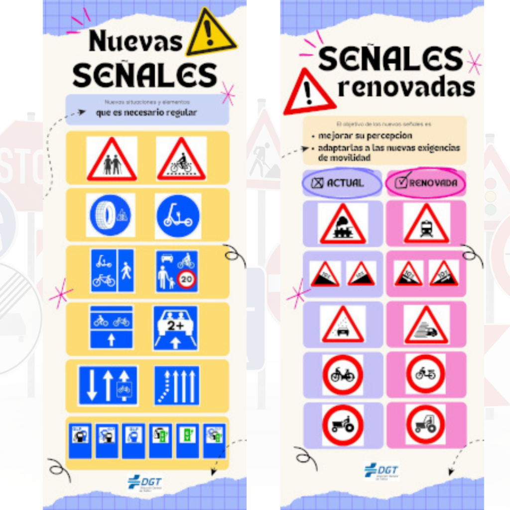 Nuevas señales tráfico España 2025