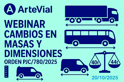 Webinar informativo sobre el cambio de masas y dimensiones de los vehículos